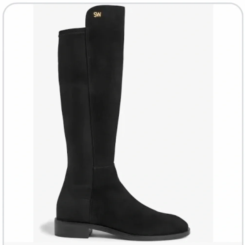 STUART WEITZMAN Keelan City suede and neoprene knee boots NWOB‎